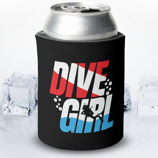 Scuba Diver Gift for Women, Dive Girl Scuba Diving Blikjeskoeler