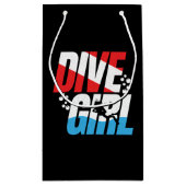 Scuba Diver Gift for Women, Dive Girl Scuba Diving Klein Cadeauzakje (Achterkant)