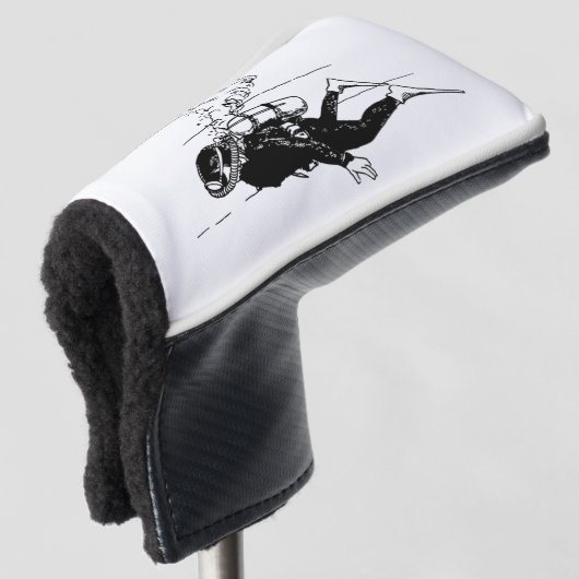 Scuba Diver Golfheadcover (3/4 voorkant)