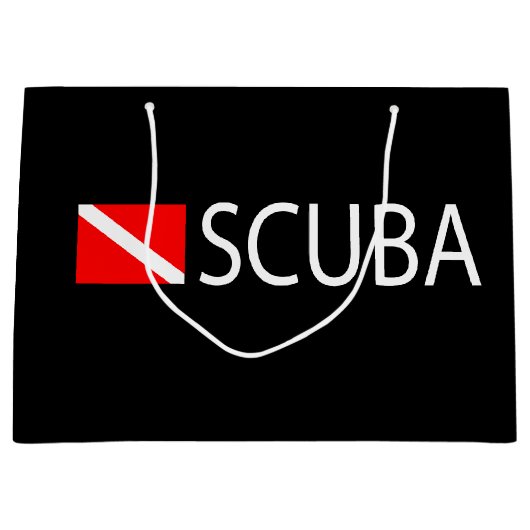 Scuba Diver Groot Cadeauzakje (Voorkant)