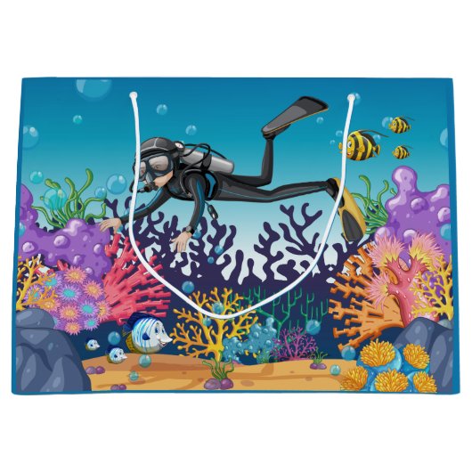 Scuba Diver grote cadeautas (Voorkant)