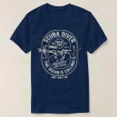 SCUBA Diver I Must Go T-shirt (Design voorkant)