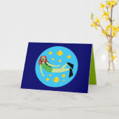 Scuba Diver Kaart (Gele Bloem)