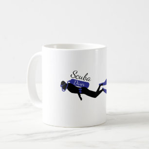 Scuba Diver Koffiemok