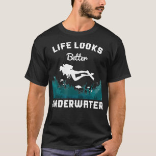 Scuba Diver Life ziet er beter uit onder water van T-shirt