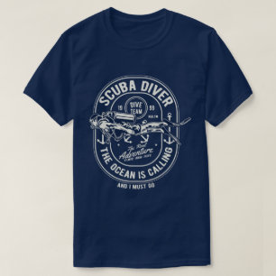 Scuba Diver Mannen T-Shirt