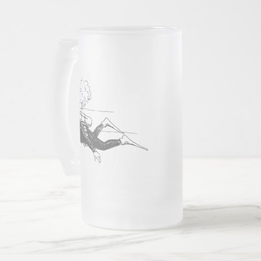 Scuba Diver Matglas Bierpul (Voorkant links)