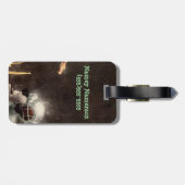 Scuba Diver Mermaid Fish Fantasy Zee Sand Bagagelabel (Achterkant horizontaal)