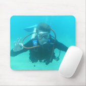 Scuba Diver Muismat (Met muis)