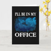 Scuba Diver Ocean Scuba Diving Underwater Diver Kaart (Gele Bloem)