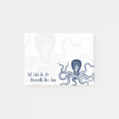 Scuba Diver Octopus onder het Zee Post-it® Notes (Voorkant)