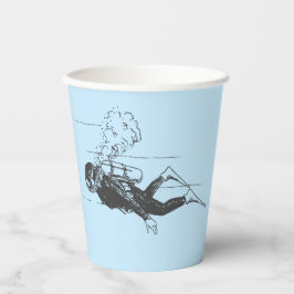 Scuba Diver Papieren Bekers