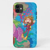 Scuba Diver Phone Case – Stijlvol Ocean Adventure (Achterkant)