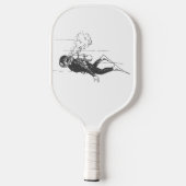 Scuba Diver Pickleball Paddle (Achterkant)