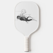 Scuba Diver Pickleball Paddle (Voorkant)