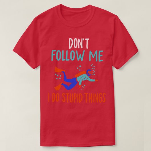 Scuba Diver Scuba Diving T-shirt (Design voorkant)