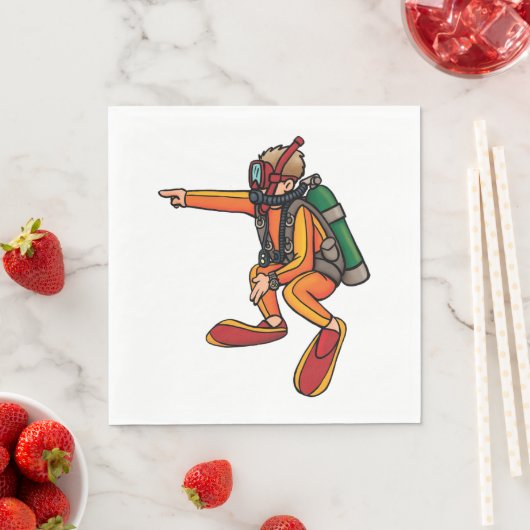 Scuba Diver Servet (Insitu)