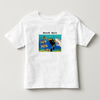 Scuba diver shark week grappig T-shirt
