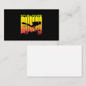 Scuba Diver Silhouette Diving Zee Diver Visitekaartje (Voorkant / Achterkant)