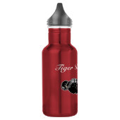 Scuba Diver Silhouette stijl Personaliseren Waterfles (Links)