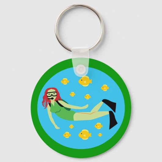 Scuba Diver Sleutelhanger (Voorkant)