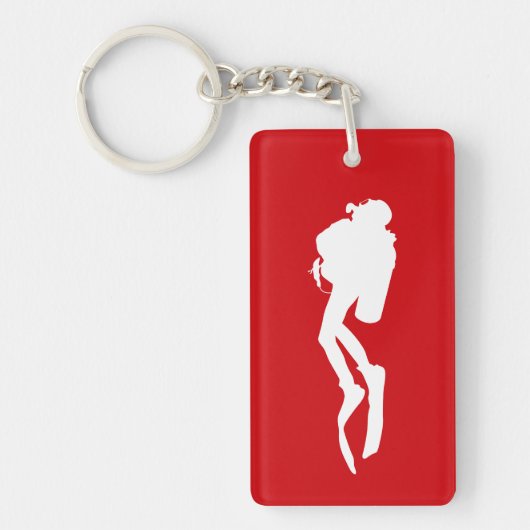 Scuba Diver Sleutelhanger (Voorkant)