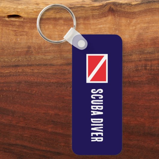 Scuba Diver Sleutelhanger (Voorkant)