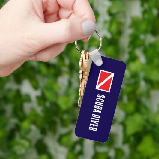 Scuba Diver Sleutelhanger (Hand)