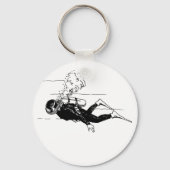 Scuba Diver Sleutelhanger (Voorkant)