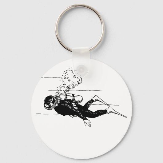 Scuba Diver Sleutelhanger (Voorkant)