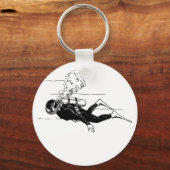 Scuba Diver Sleutelhanger (Voorkant)