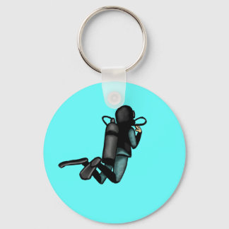 Scuba Diver Sleutelhanger