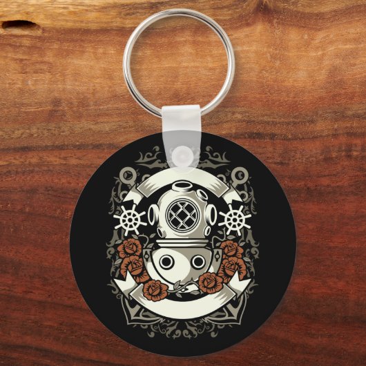 Scuba Diver Sleutelhanger (Voorkant)