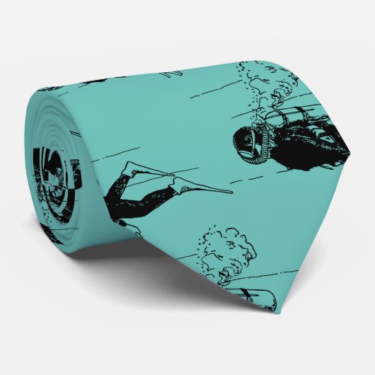 Scuba Diver Stropdas (Opgerold)