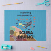 Scuba Diver Tissuepapier (Craft)
