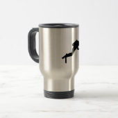 Scuba Diver - Travel Mug Reisbeker (Voorkant links)