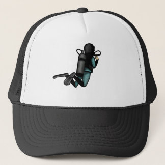 Scuba Diver Trucker Pet