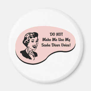 Scuba Diver Voice Magneet