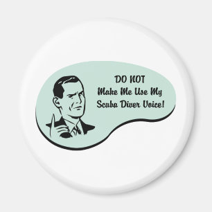 Scuba Diver Voice Magneet