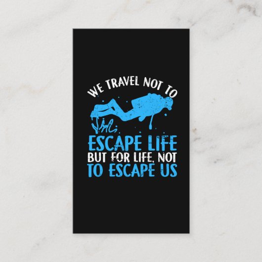 Scuba Diver - Water Sport Scuba Duiven Zelden Visitekaartje (Voorkant)