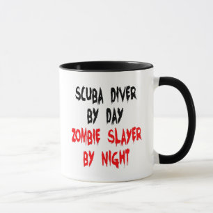 Scuba Diver Zombie Joke Mok