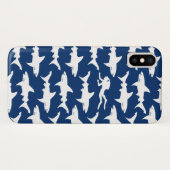 Scuba Diver zwemmen met een Sharks School Case-Mate iPhone Case (Achterkant (horizontaal))