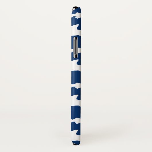 Scuba Diver zwemmen met een Sharks School Case-Mate iPhone Case (Achterkant / rechts)