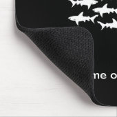 Scuba Diver zwemmen met een Sharks School Muismat (Hoek)