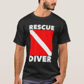 Scuba Divers Certified Rescue Diver T-shirt (Voorkant)