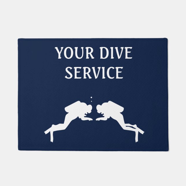 SCUBA Divers Dock Mat (Voorkant)
