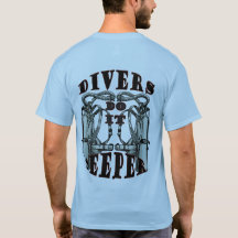 Scuba Divers Funny do it Mannen Blue T shirt