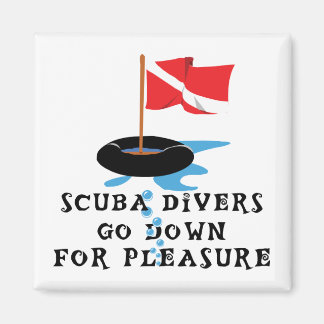 Scuba Divers gaan naar beneden voor plezier Magneet