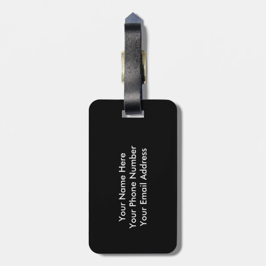 Scuba Divers in Cenote Bagagelabel (Achterkant verticaal)