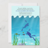 Scuba Divers Invitation Kaart (Voorkant)